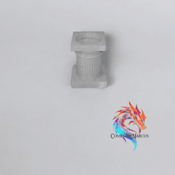 Greek column style amiibo display / Set of 6 3d model