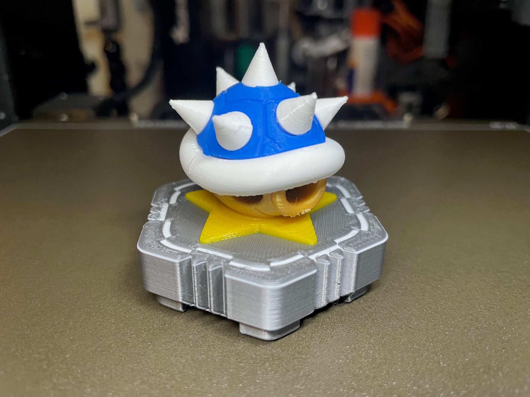 Hextraction Blue Shell Tile (Fancy) 3d model