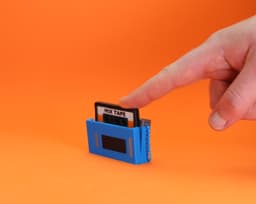 Retro Cassette Tape Player Fidget Clicker Keychain 3d model