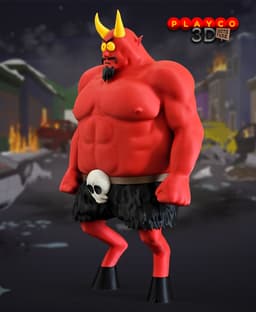 Satan from South Park 3d model