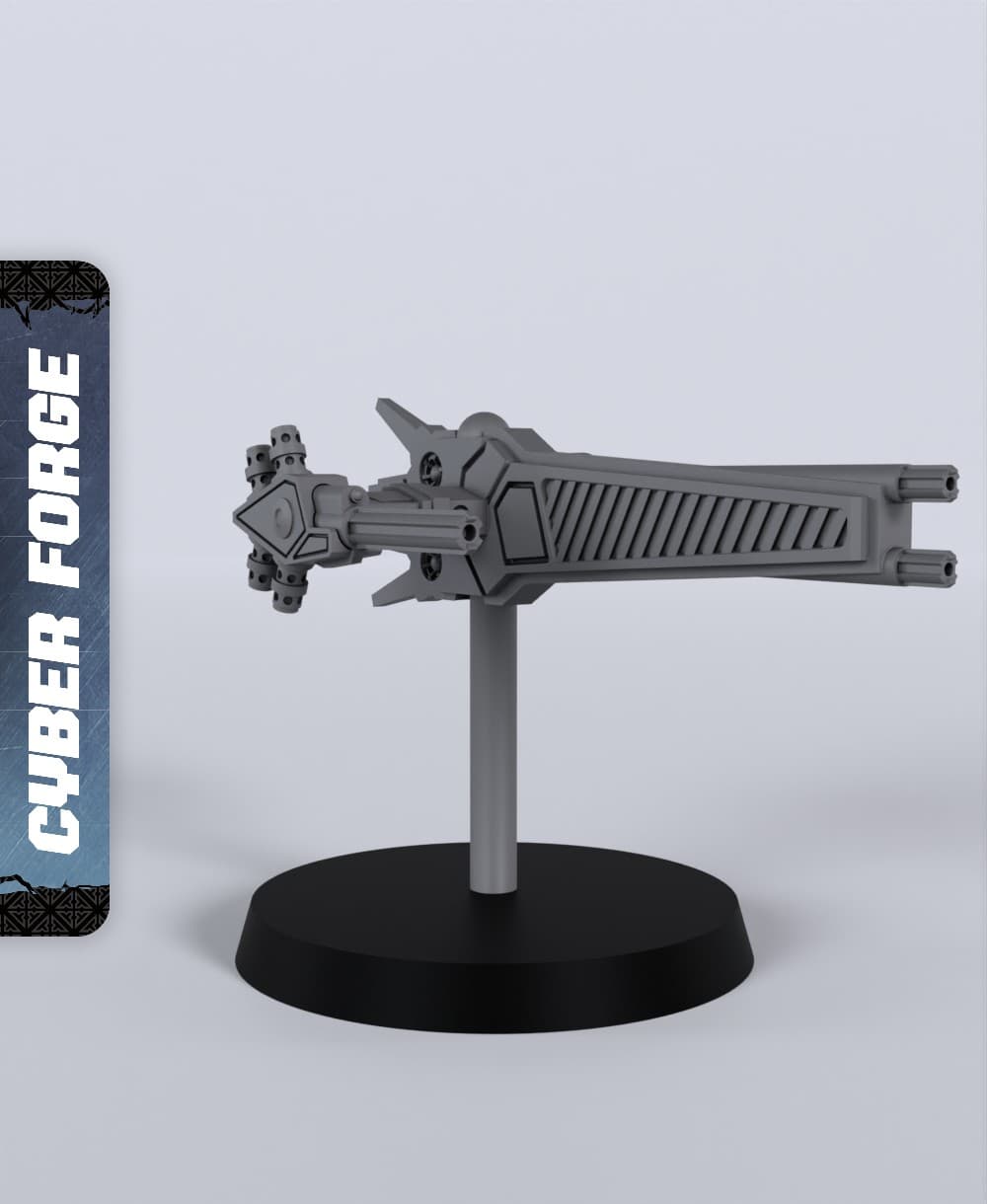 Lancer - With Free Cyberpunk - Sci-Fi Gift Ideas for RPG and Wargamers 3d model