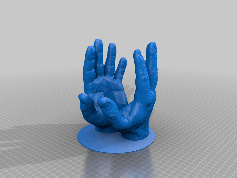 Hands as Phone Holder 3d model