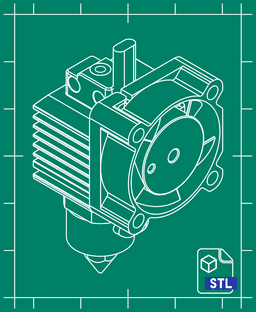 Bambu Lab X1C hotend mod STL 3d model