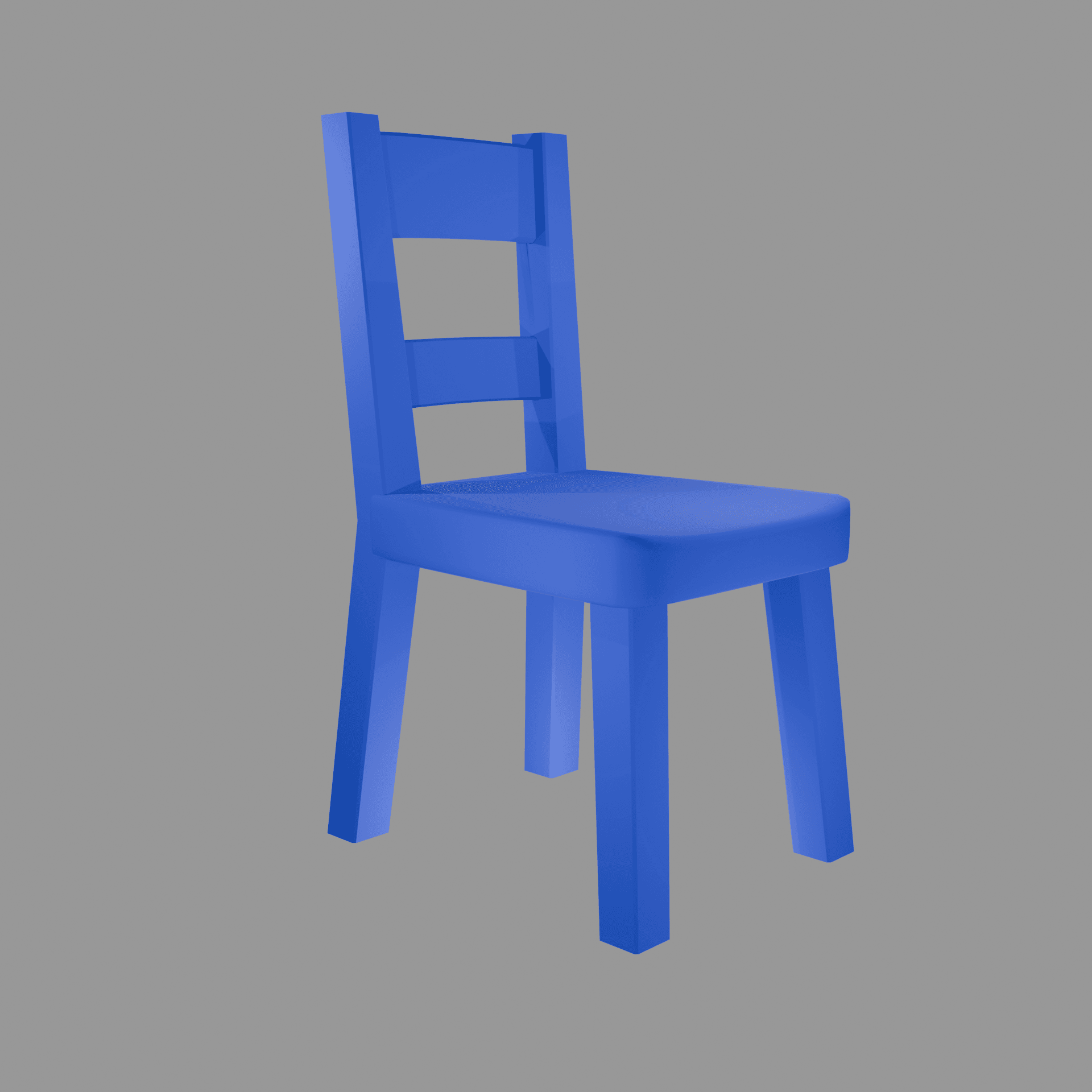Wooden Chair 3d model