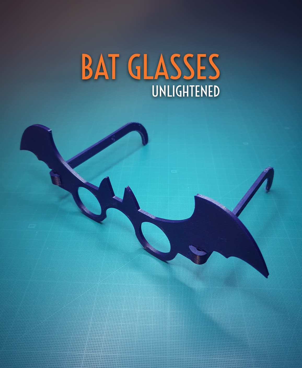 Bat Glasses - Unlightened || Halloween 3d model
