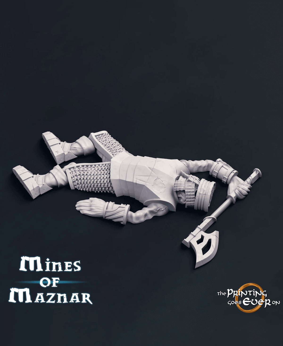 Dead Dwarf Warrior - C 3d model