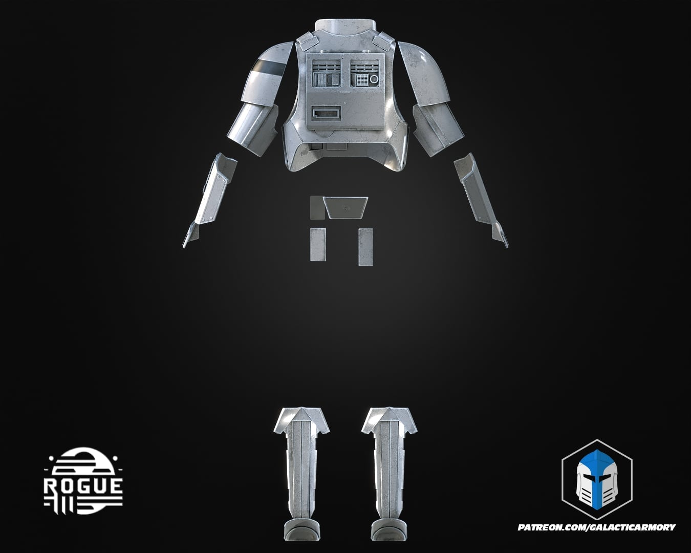 ISB Tactical Armor - 3D Print Files 3d model