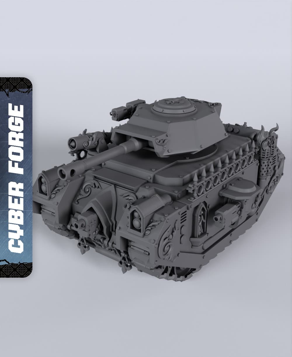 CTR Canticle Tank - With Free Cyberpunk - Sci-Fi Gift Ideas for RPG and Wargamers 3d model