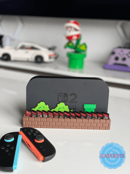 Nintendo Switch 2 Brick Dock | Cartridge Holder 3d model