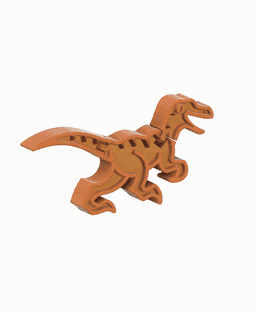 Articulated Velociraptor 3d model