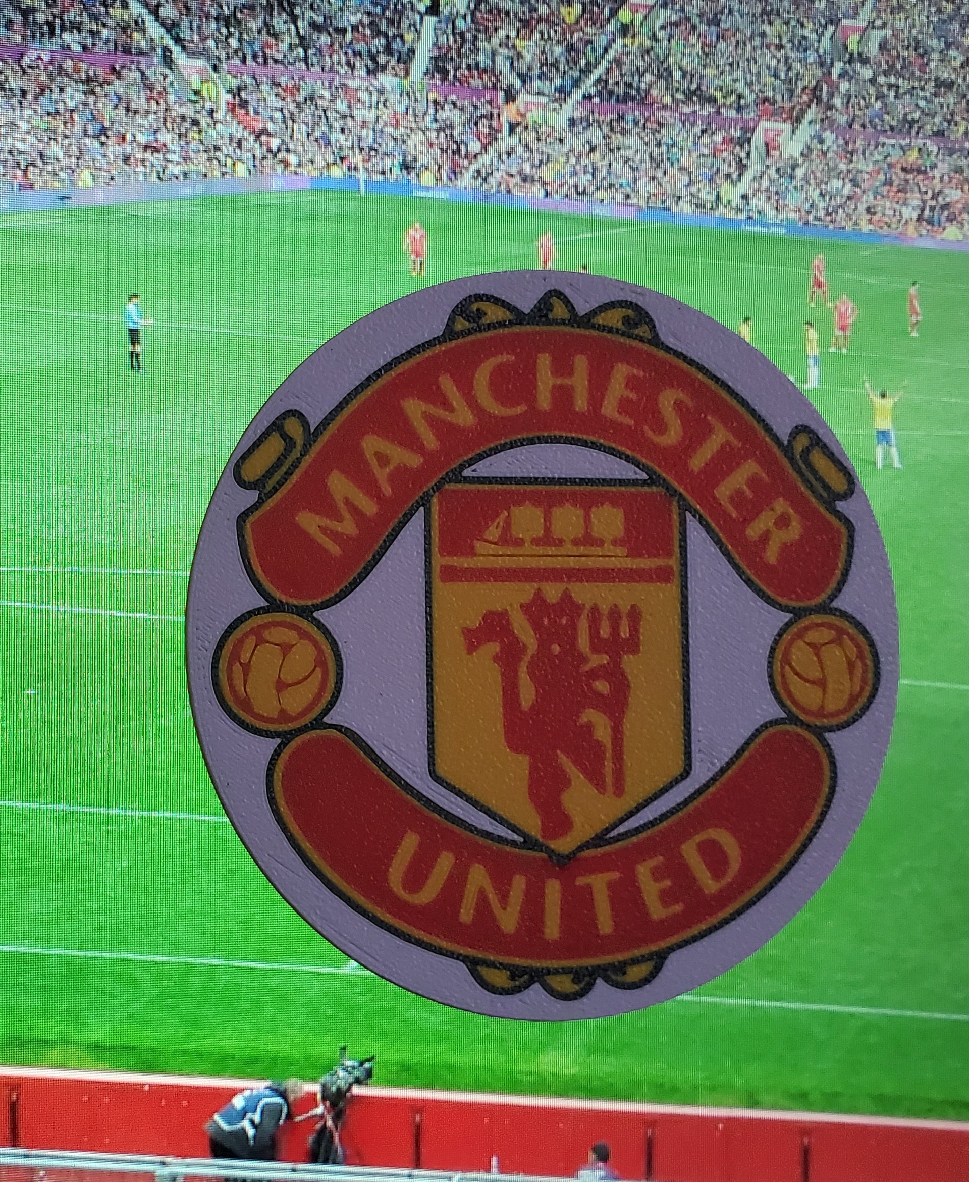 AMS Manchester United FC coaster or plaque 3d model