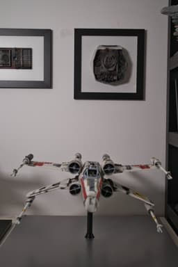 X-Wing Greebly Wall Art 3d model