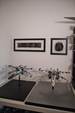 X-Wing Greebly Wall Art 3d model