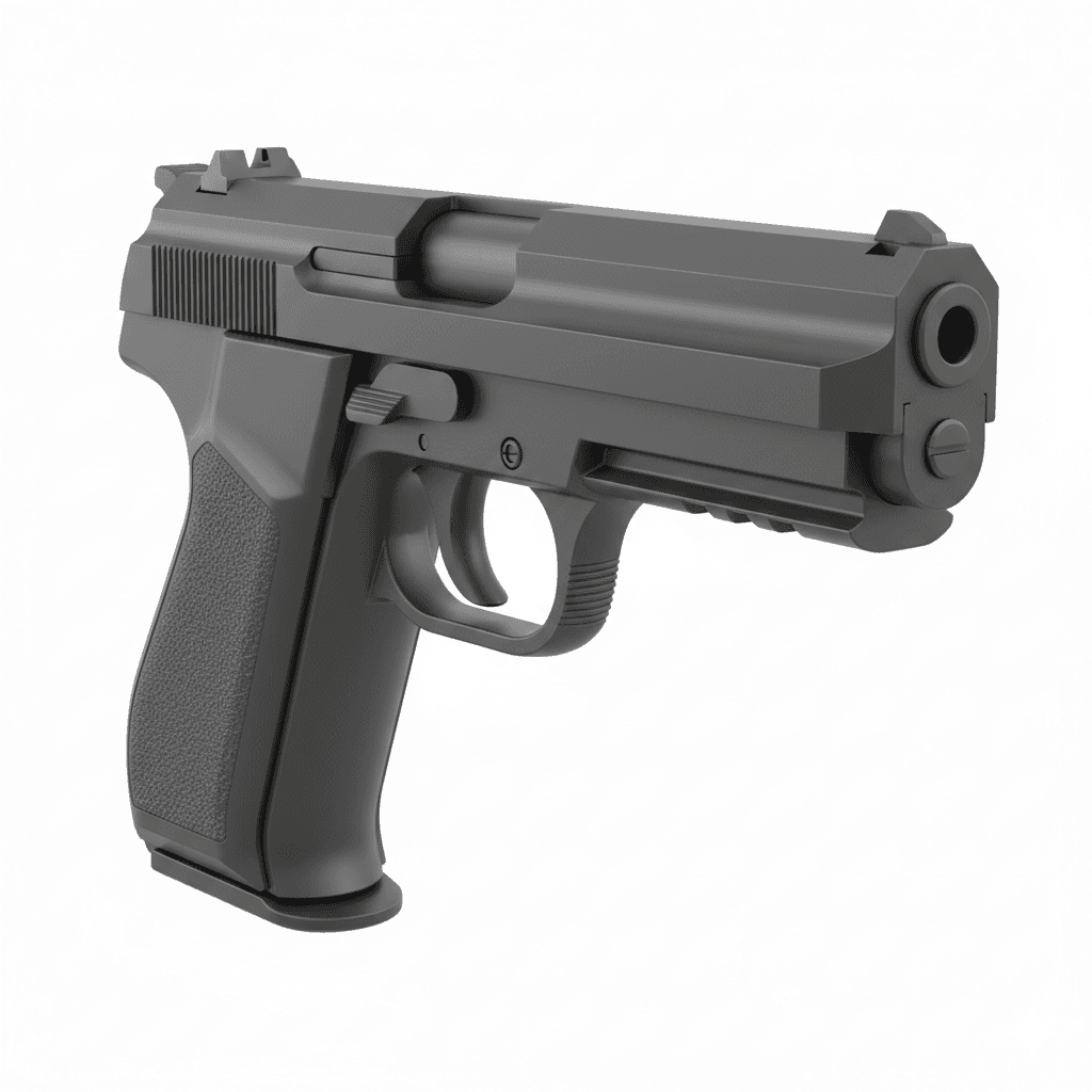 Handguns : HK VP70 Classic Polymer Pistol 3d model