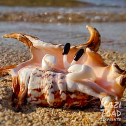Hugging Crab Rings 3d model