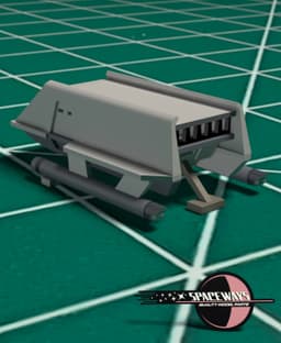 1/350 TOS Shuttlecraft with Landing Gear 3d model