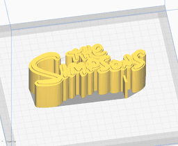 THE SIMPSONS - DECORATION 3d model