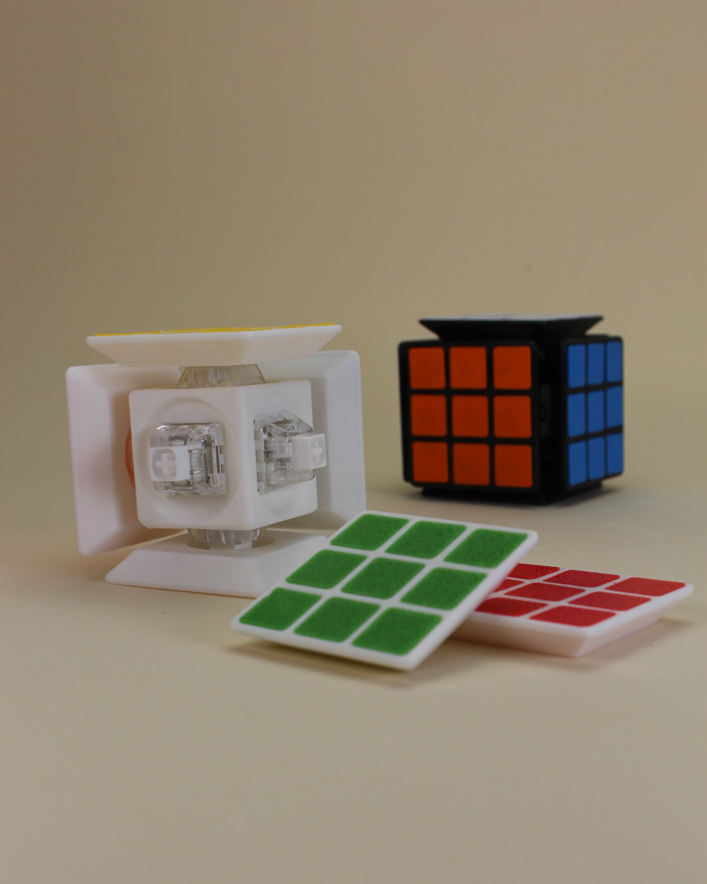 Rubik’s Cube Fidget Clicker 3d model