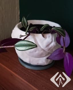 Cracked Stone Planter 3d model