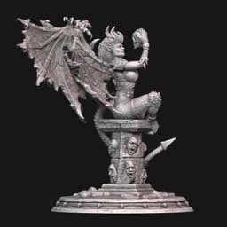 Succubus - D&D Mini 3d model