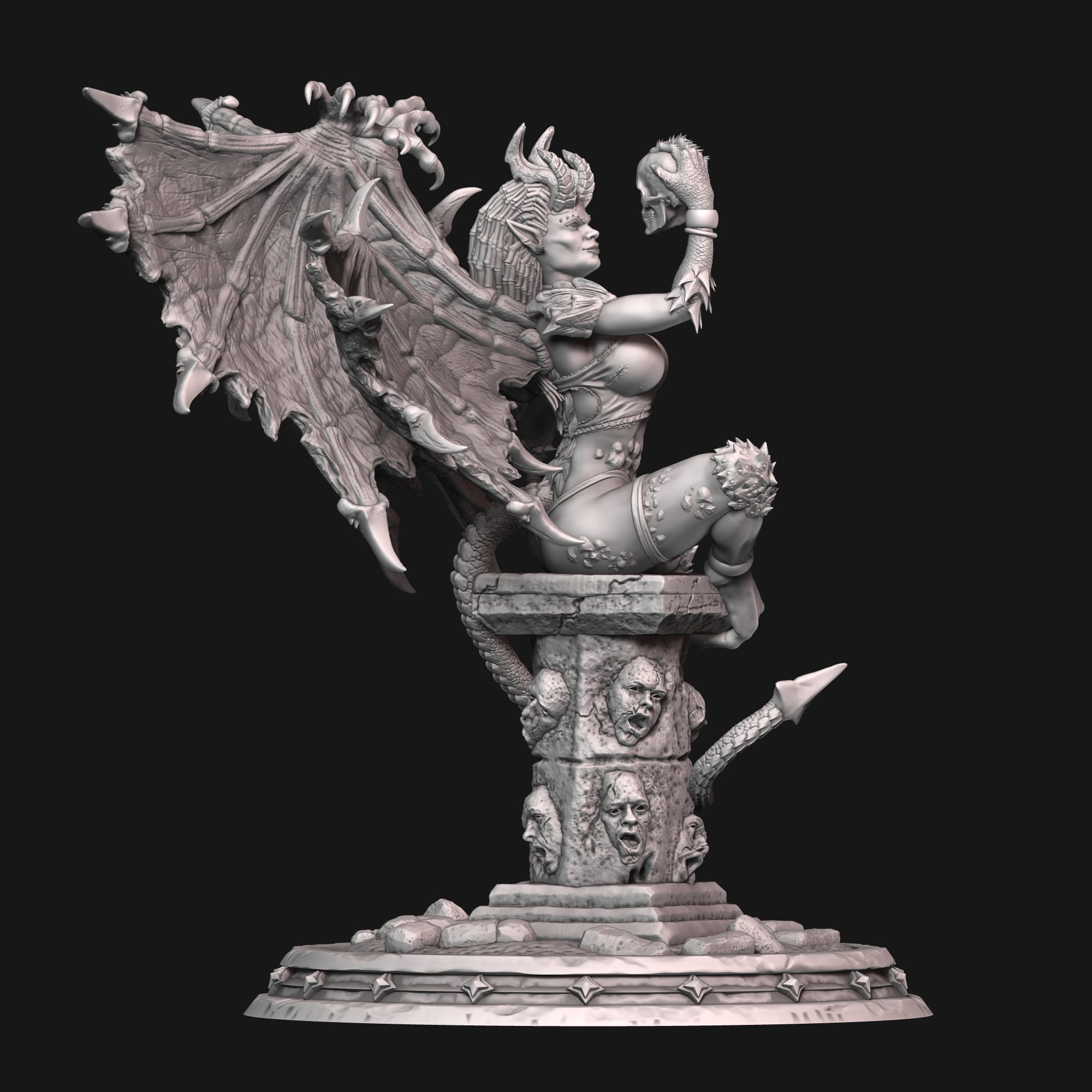 Succubus - D&D Mini 3d model
