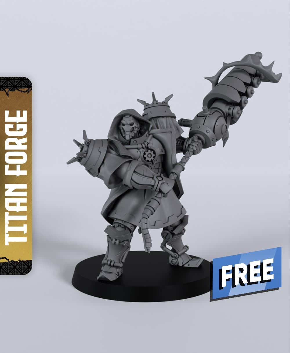 Warlord - With Free Dragon - 5e DnD Inspired for RPG and Wargamers 3d model