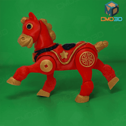 Articulated Horse - New Years Edition 3d model