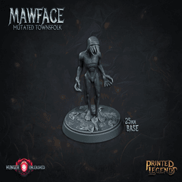 Mawface 01 (25mm Base) 3d model