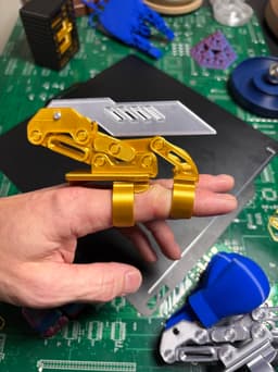 CYBER CLAWS PRINT IN PLACE MECHANISM 3d model