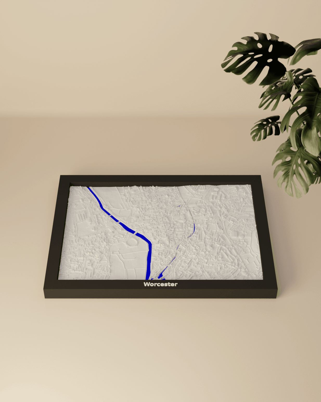 Worcester - 3D Miniature 3d model