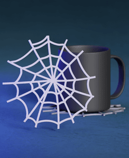Widow's Web Coaster 3d model