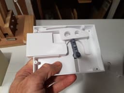 Old fashioned door lock and key 3d model