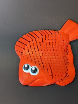 Floppy Flounder - Articulating Fish 3d model