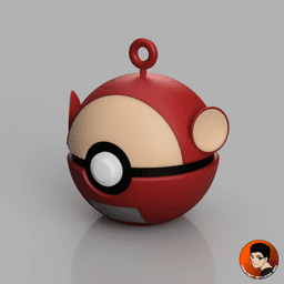 Po - Teletubbies Pokeball 3d model