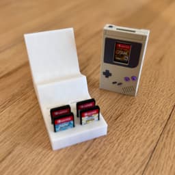 Gameboy Style Switch Game Holder 3d model
