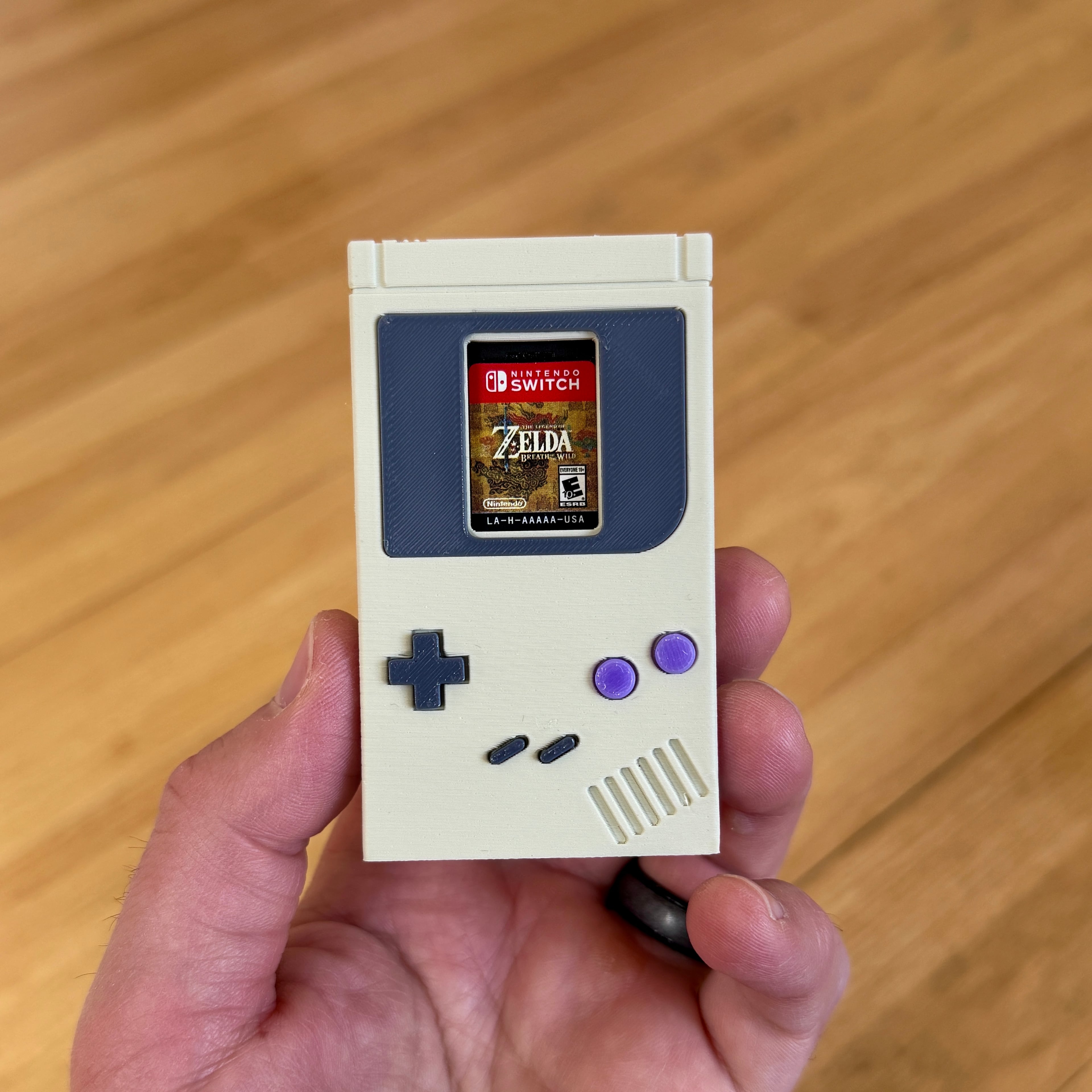 Gameboy Style Switch Game Holder 3d model