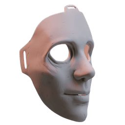 Hush Mask - Mike Flanagan 3d model