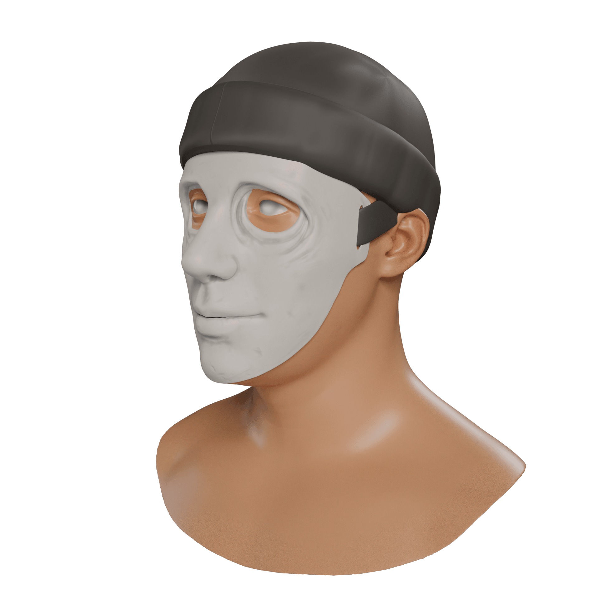 Hush Mask - Mike Flanagan 3d model
