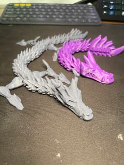 Slinky Fidget Dragon 3d model