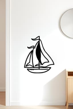 Sailboat Wall Art, Wall Decor, Home Decor 3d model
