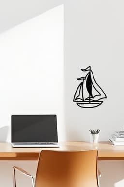 Sailboat Wall Art, Wall Decor, Home Decor 3d model
