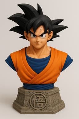 Goku Bust.stl 3d model