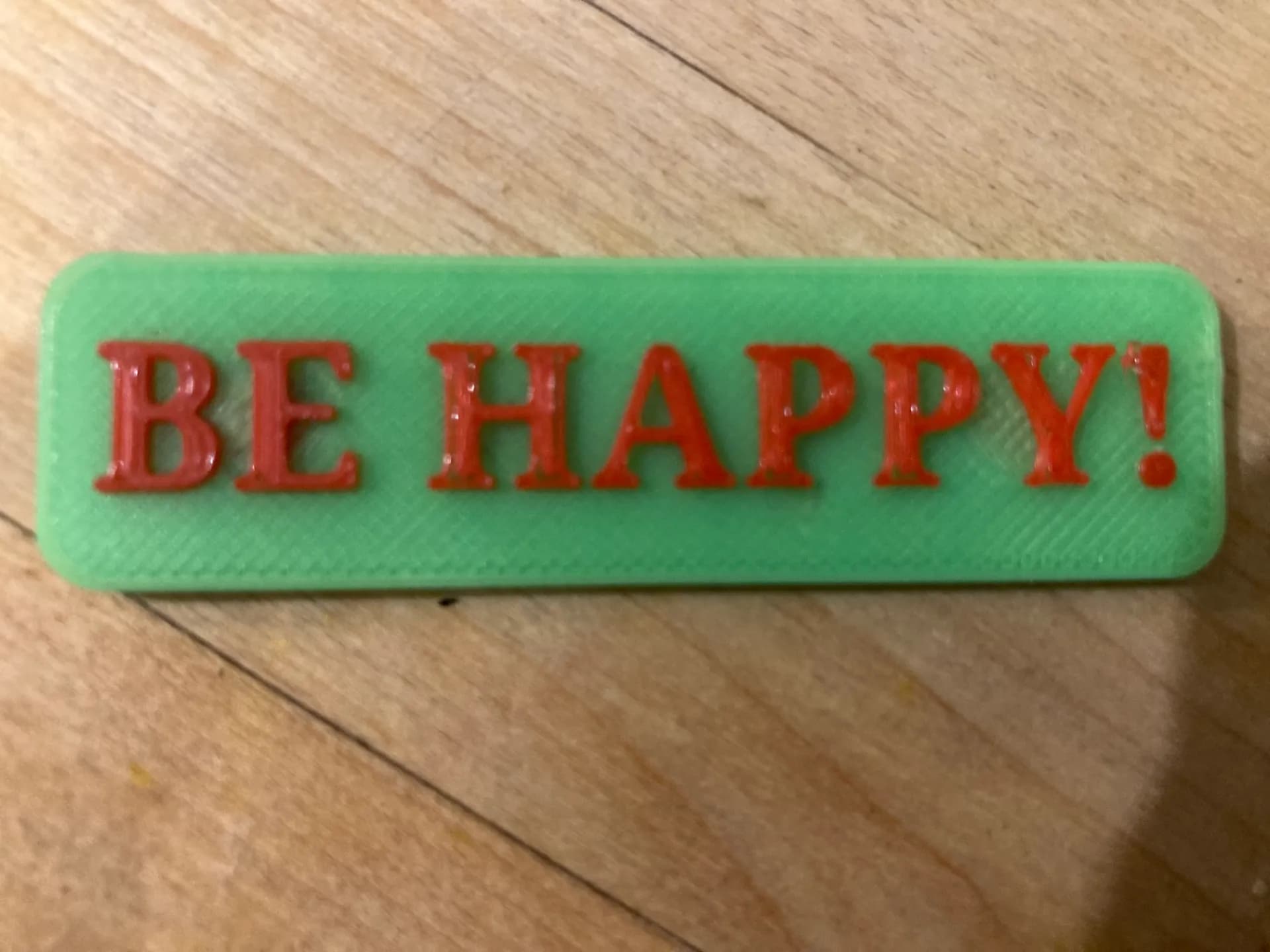 Fridge magnets “Be Happy!” 3d model