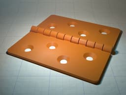 Fully Customizable Hinge 3d model