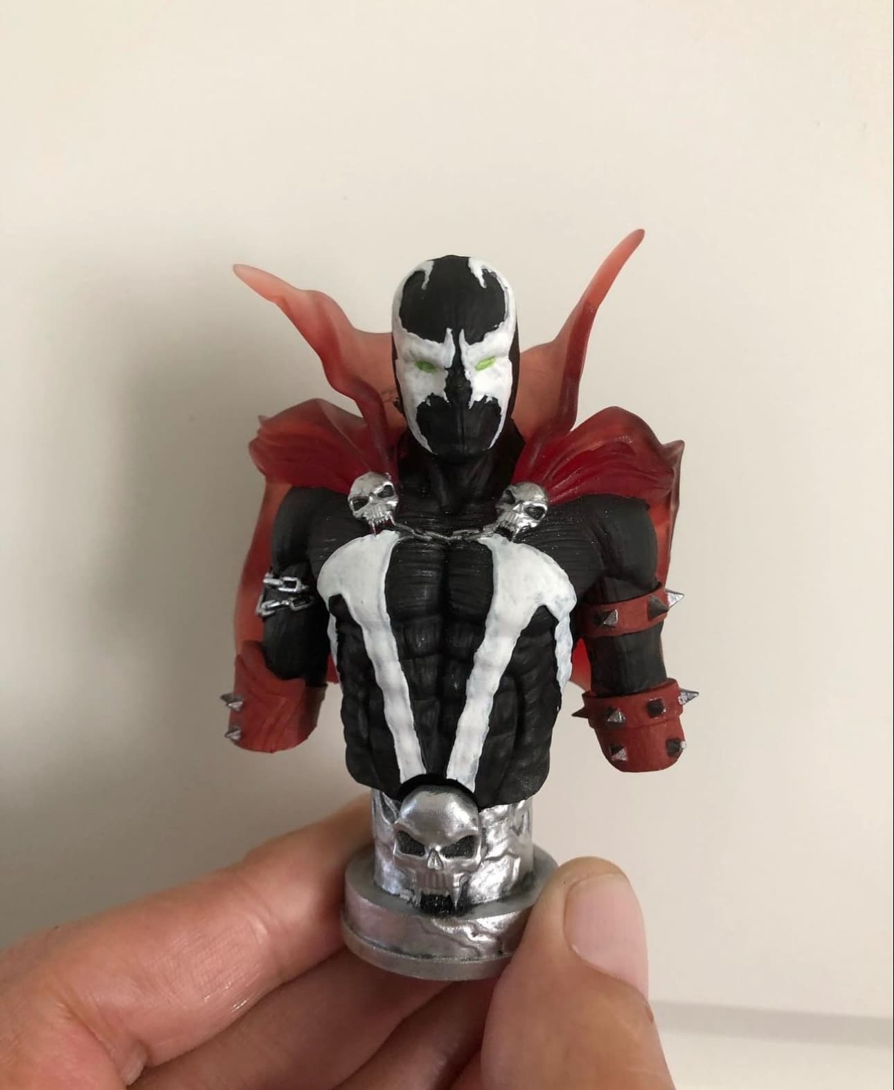 Printed 50% scale with red resin