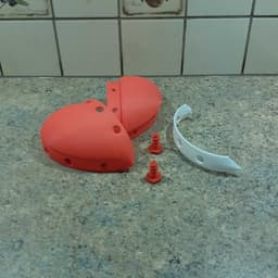 Torture Heart Gift box with 19 bolts 3d model