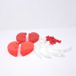 Torture Heart Gift box with 19 bolts 3d model