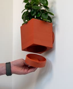 Square Tapered Planter 3d model