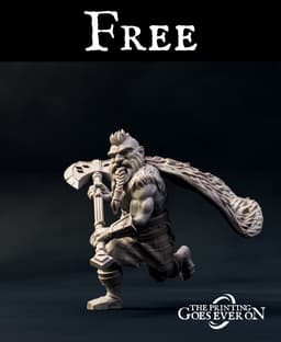 Dwarf Berserker - FREE 3d model