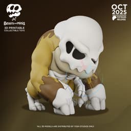 Brown Dinosaur 3D Printer File STL 3d model